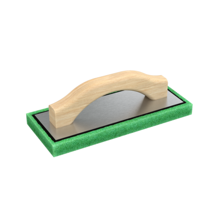 BON TOOL Green Foam Float, 4" X 9 1/2" X 3/4", Wood Handle 83-101